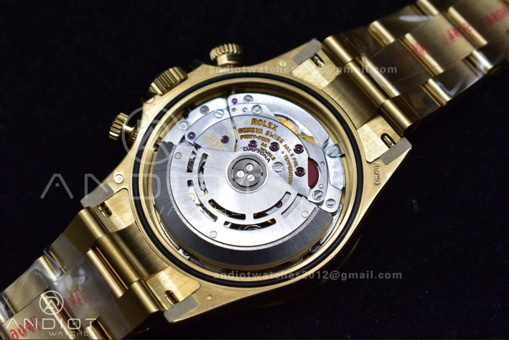 Vibrant Daytona 116505 Clean 1:1 Best Edition Black Dial on YG Bracelet SA4130 V 415
