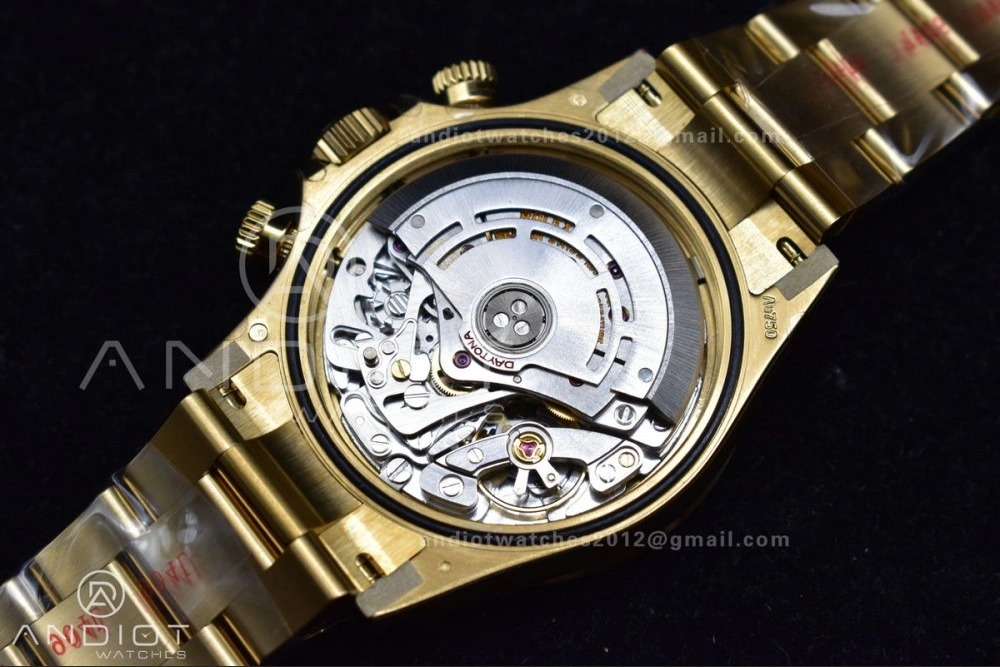 Vibrant Daytona 116505 Clean 1:1 Best Edition Black Dial on YG Bracelet SA4130 V 415