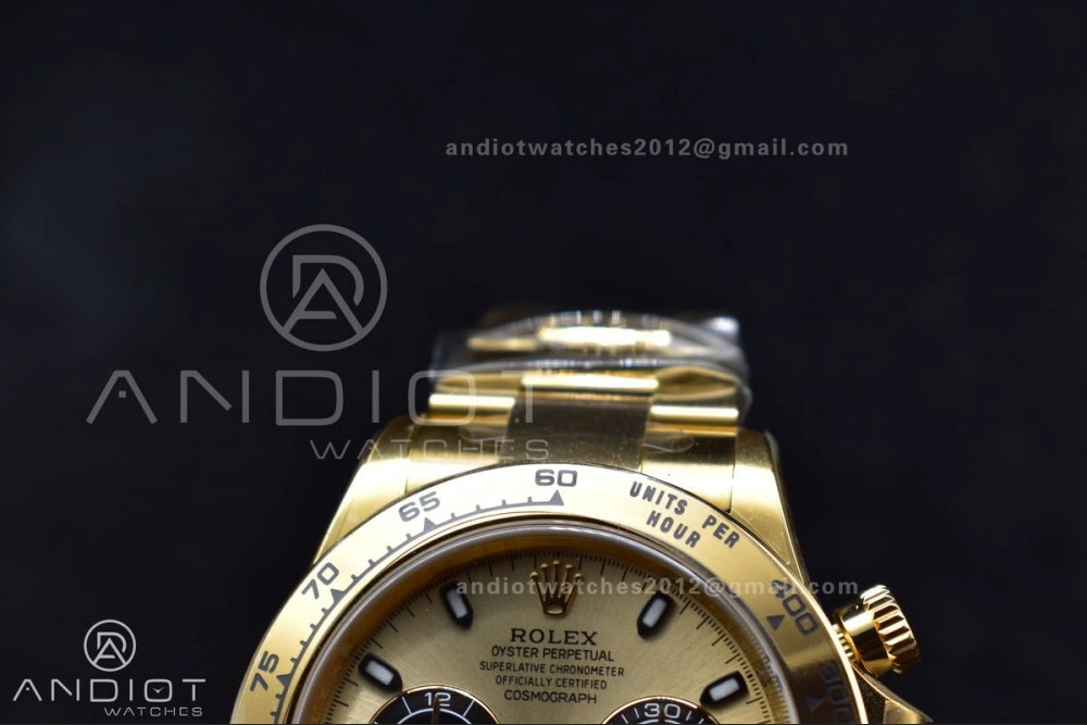 Durable Daytona 116505 Clean 1:1 Best Edition YG Dial Black Markers on YG Bracelet SA4130 V 399