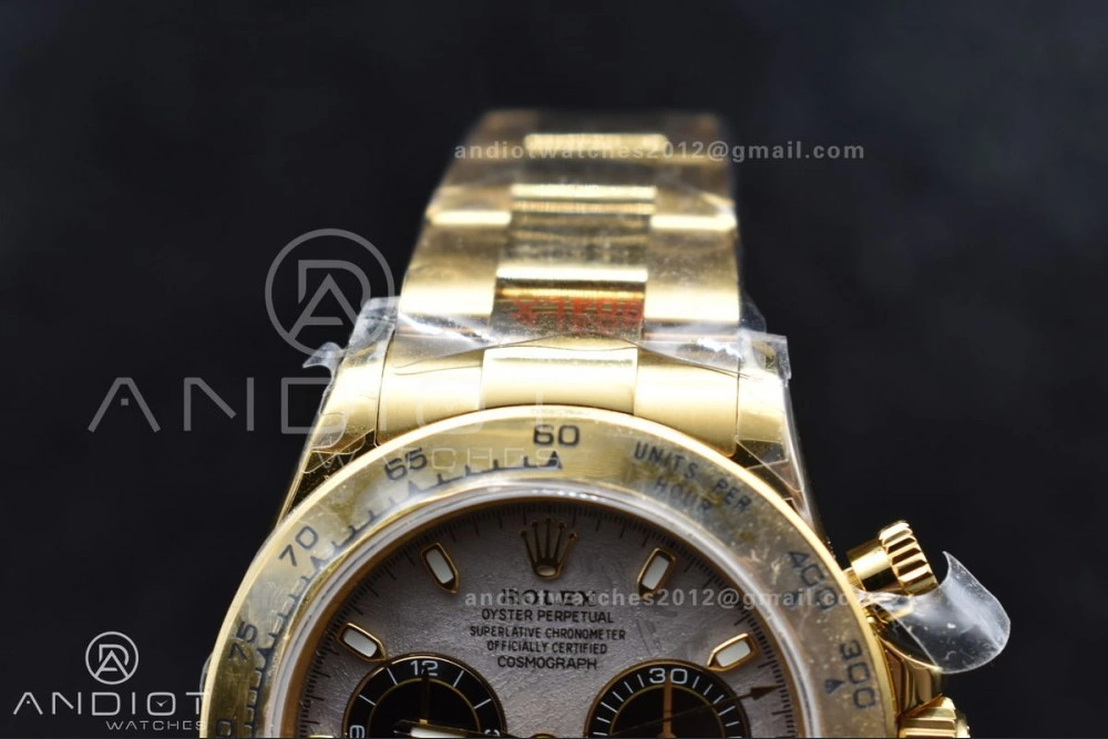 Daytona 116505 QF 1:1 Best Edition Meteorite Dial on RG Bracelet SH4130 V3 (Gain Weight) AllSeason 762