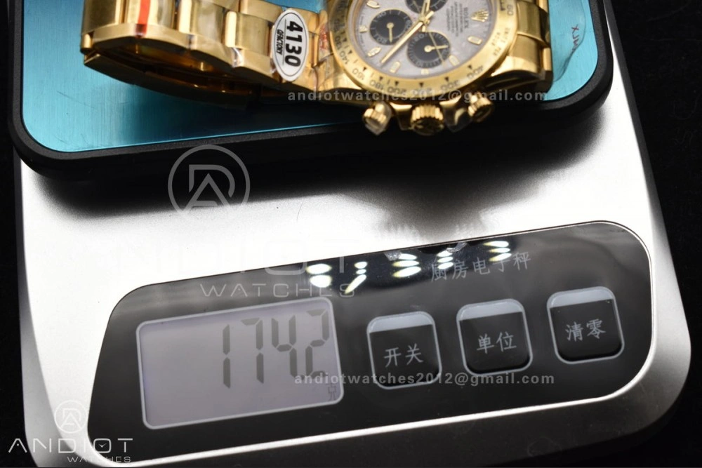 Daytona 116505 QF 1:1 Best Edition Meteorite Dial on RG Bracelet SH4130 V3 (Gain Weight) AllSeason 762