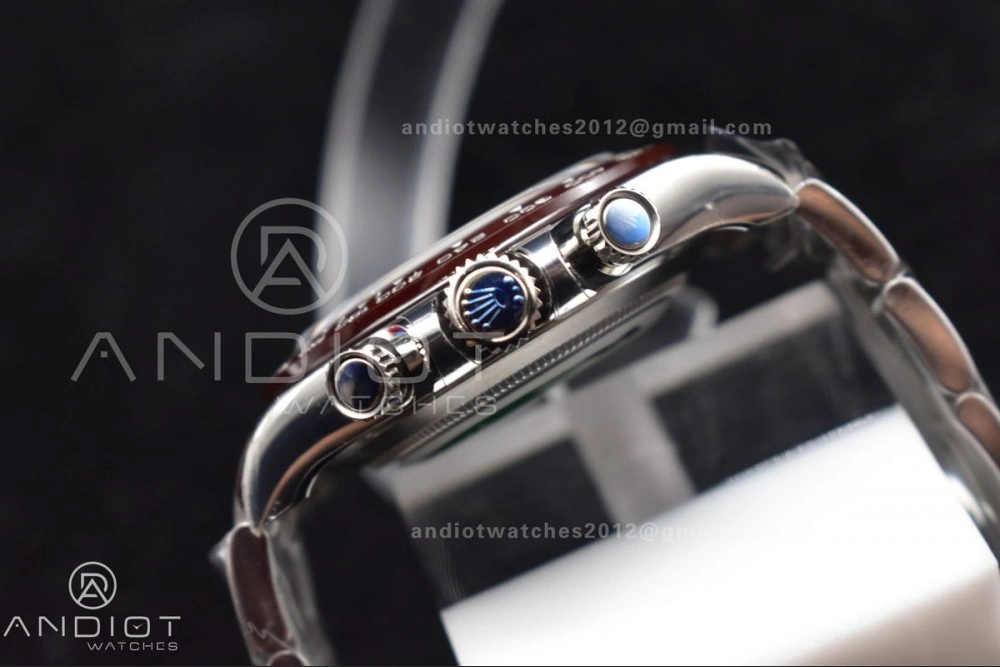 Daytona 116506 Brown Ceramic BTF 1:1 Best Edition Ice Blue Dial on SS Bracelet SA4130 V HighQuality 395