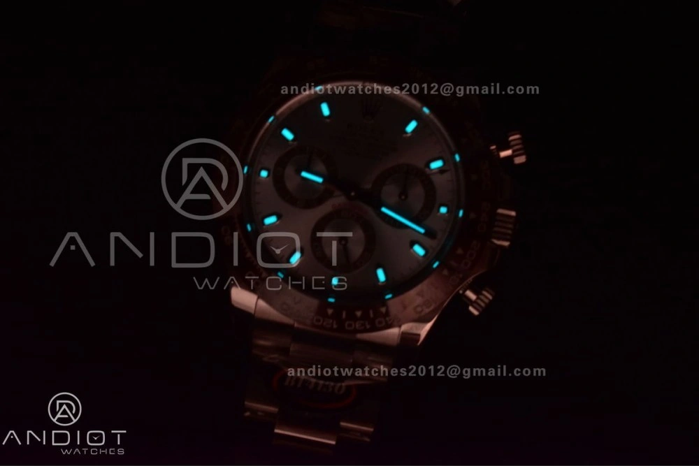 Daytona 116506 Brown Ceramic BTF 1:1 Best Edition Ice Blue Dial on SS Bracelet SA4130 V HighQuality 395