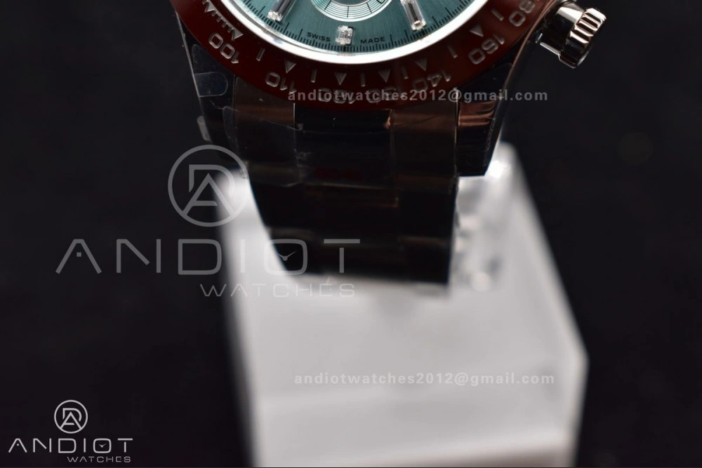 ZipUp Daytona 116506 QF 1:1 Best Edition Ice Blue Dial Crystal Markers on SS Bracelet SH4130 V3 (Gain Weight) 398
