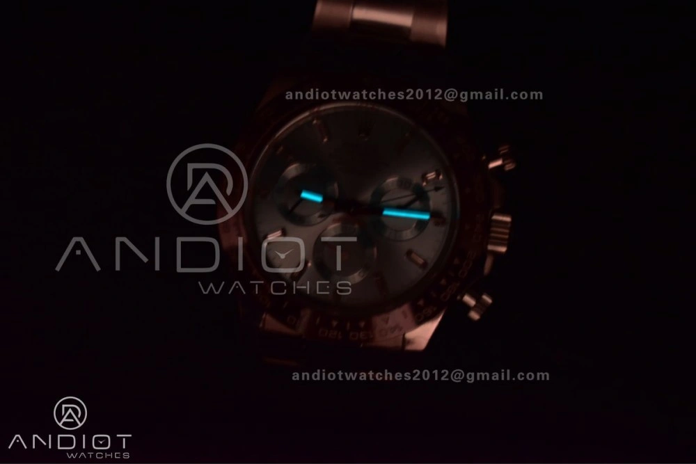 ZipUp Daytona 116506 QF 1:1 Best Edition Ice Blue Dial Crystal Markers on SS Bracelet SH4130 V3 (Gain Weight) 398
