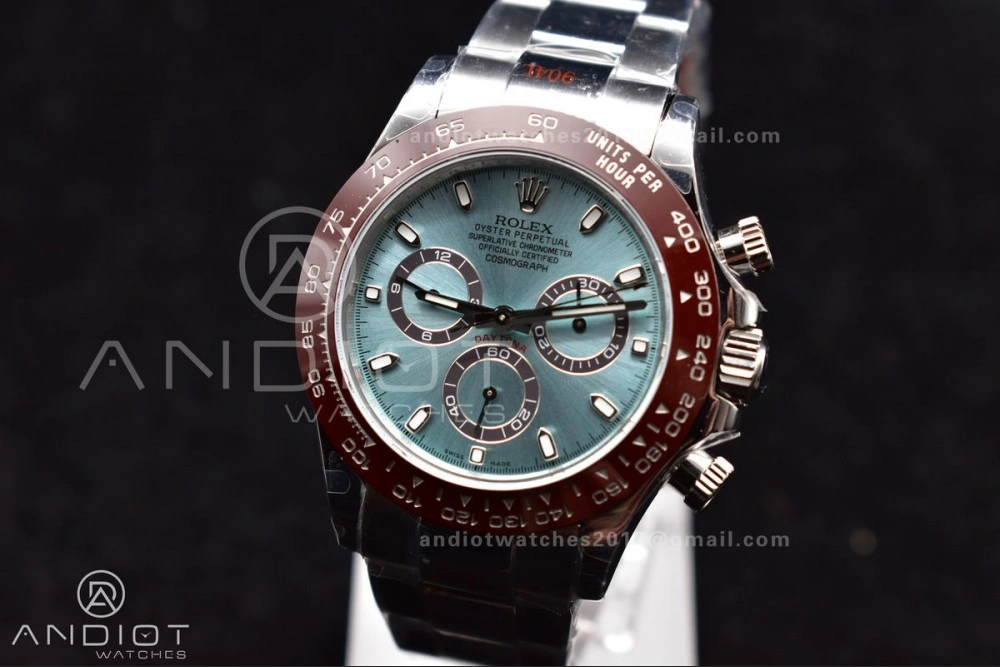 GoodFit Daytona 116506 QF 1:1 Best Edition Ice Blue Dial Lume Markers on SS Bracelet SH4130 V3 (Gain Weight) 413