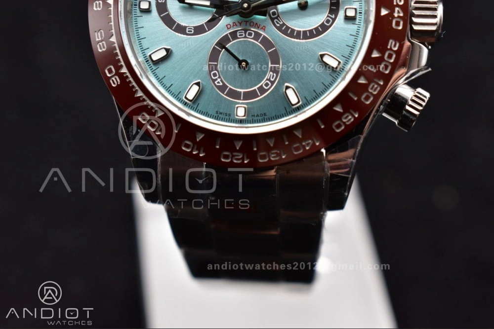 GoodFit Daytona 116506 QF 1:1 Best Edition Ice Blue Dial Lume Markers on SS Bracelet SH4130 V3 (Gain Weight) 413