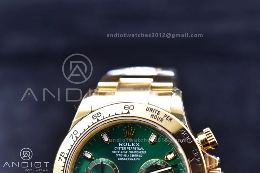 TravelReady Daytona 116508 BTF 1:1 Best Edition Green Dial on YG Bracelet SA 755