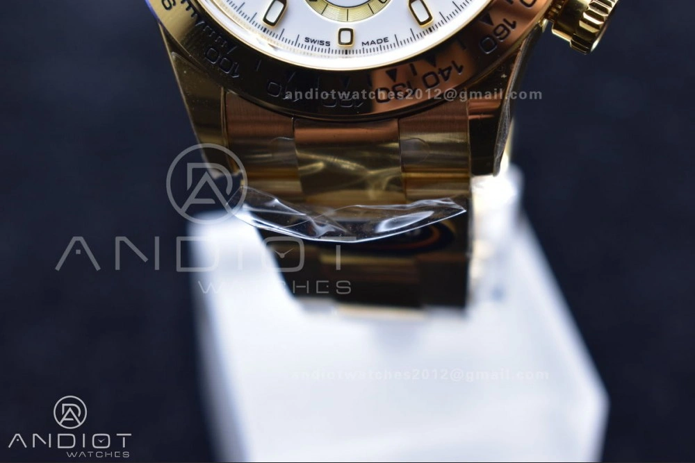 OnTrend Daytona 116508 BTF 1:1 Best Edition White Dial on YG Bracelet SA 743