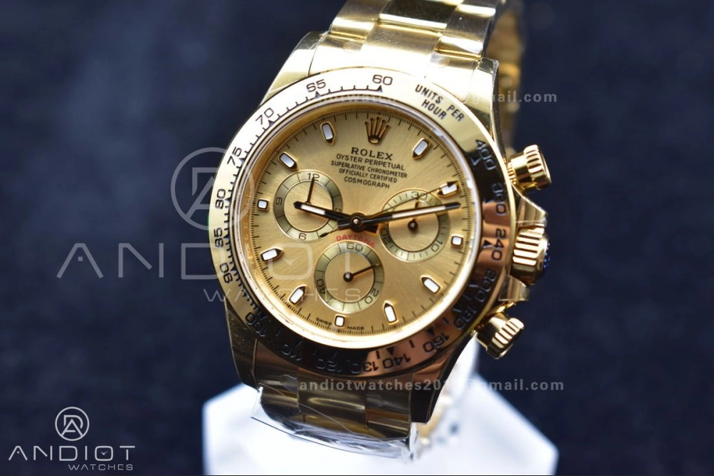 Durable Daytona 116508 BTF 1:1 Best Edition YG Dial on YG Bracelet SA 747