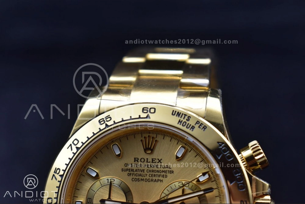 Durable Daytona 116508 BTF 1:1 Best Edition YG Dial on YG Bracelet SA 747