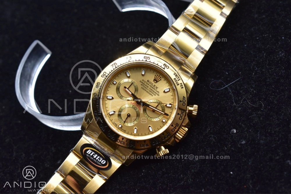 Durable Daytona 116508 BTF 1:1 Best Edition YG Dial on YG Bracelet SA 747