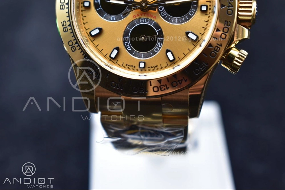 FreshLook Daytona 116508 BTF 1:1 Best Edition YG Black Dial on YG Bracelet SA 761