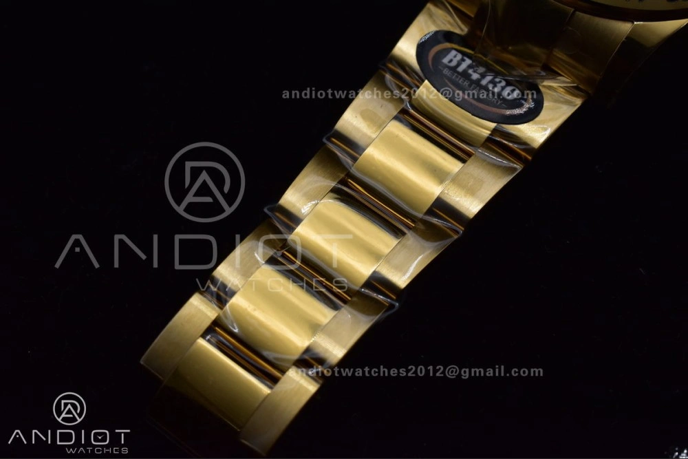 FreshLook Daytona 116508 BTF 1:1 Best Edition YG Black Dial on YG Bracelet SA 761