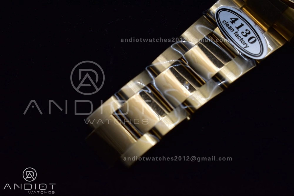 Daytona 116508 Clean 1:1 Best Edition Black YG Dial On YG Bracelet SA WeatherProof 394