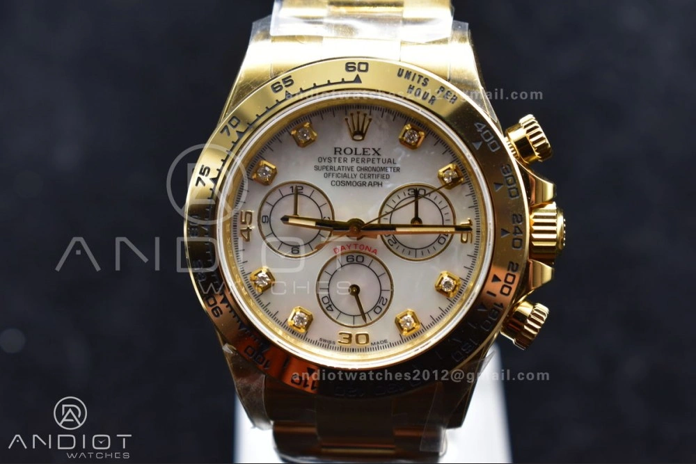 MultiPurpose Daytona 116508 Clean 1:1 Best Edition Oyster YG Dial On YG Bracelet SA 745