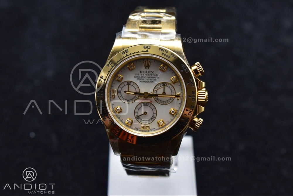 MultiPurpose Daytona 116508 Clean 1:1 Best Edition Oyster YG Dial On YG Bracelet SA 745