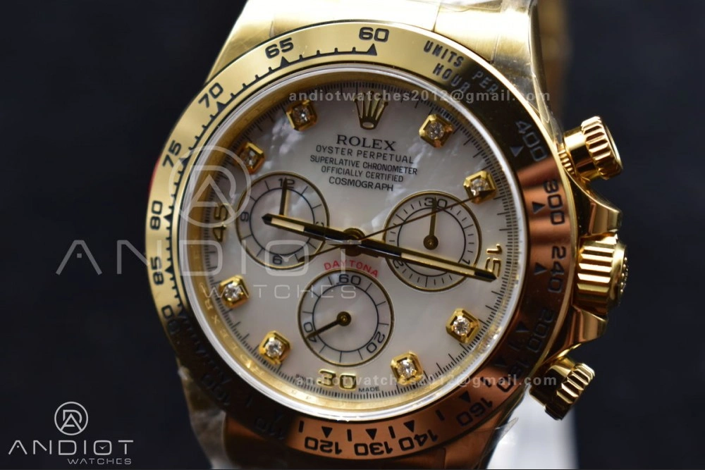 MultiPurpose Daytona 116508 Clean 1:1 Best Edition Oyster YG Dial On YG Bracelet SA 745