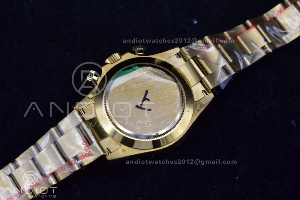 Sporty Daytona 116508 QF 1:1 Best Edition Black Diamonds Dial on YG Bracelet SH4130 V 746