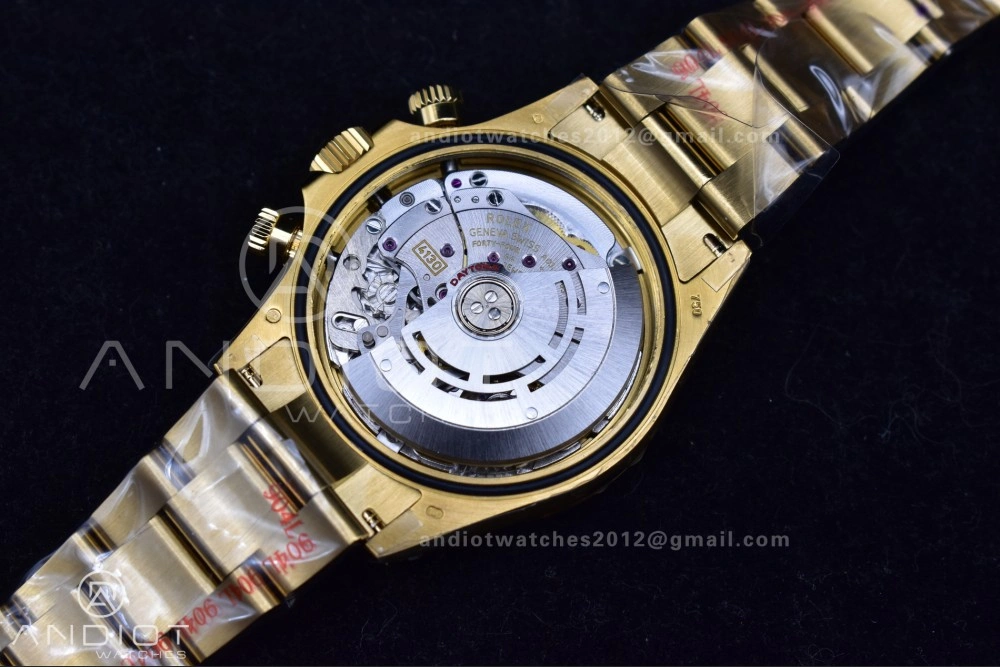 Sporty Daytona 116508 QF 1:1 Best Edition Black Diamonds Dial on YG Bracelet SH4130 V 746