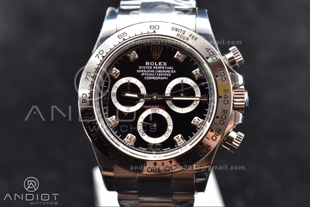 Refined Daytona 116509 BTF 1:1 Best Edition 904L SS Case And Bracelet Black Dial SA 393