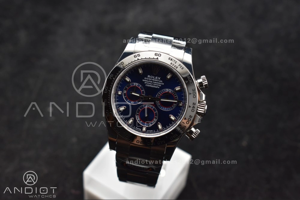 Daytona 116509 BTF 1:1 Best Edition 904L SS Case and Bracelet Blue Dial SA Stretchable 751
