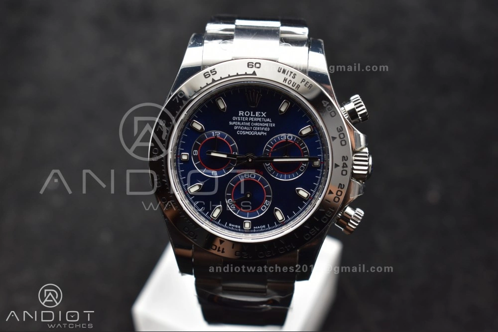 Daytona 116509 BTF 1:1 Best Edition 904L SS Case and Bracelet Blue Dial SA Stretchable 751
