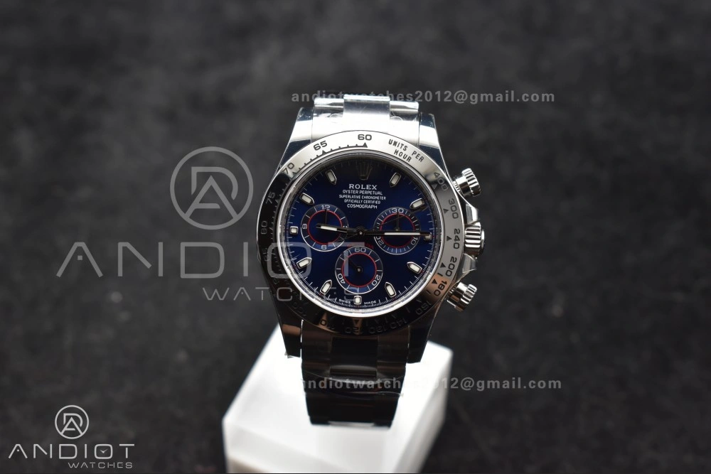 Daytona 116509 BTF 1:1 Best Edition 904L SS Case and Bracelet Blue Dial SA Stretchable 751