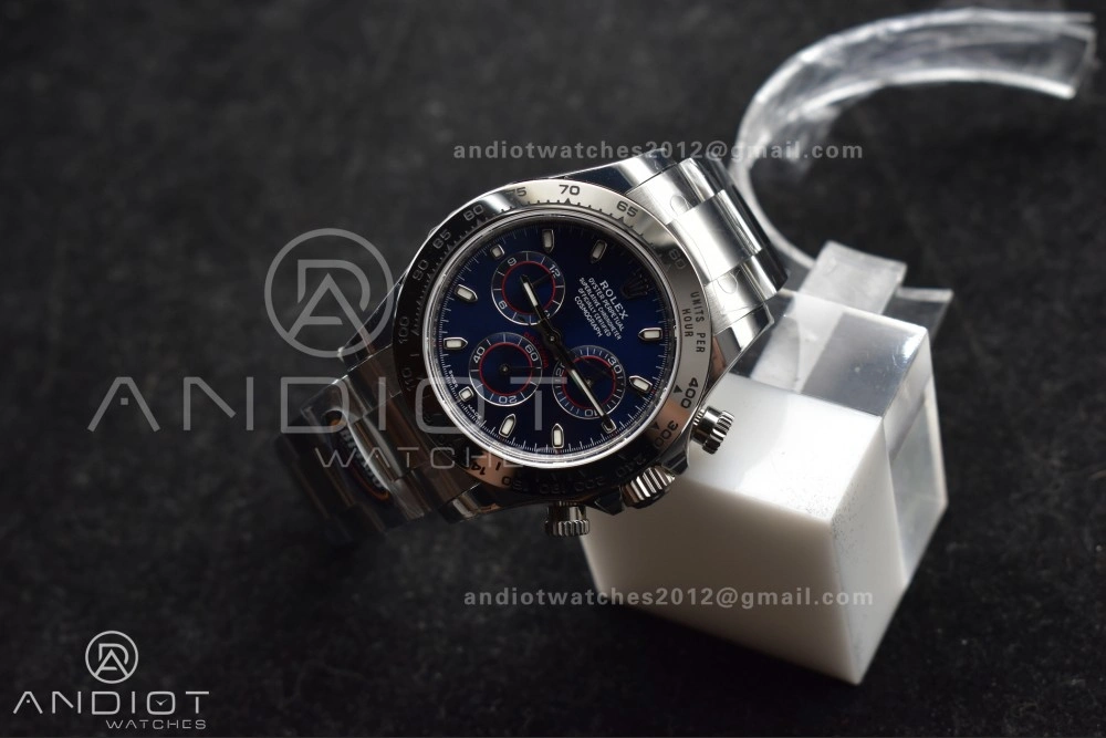 Daytona 116509 BTF 1:1 Best Edition 904L SS Case and Bracelet Blue Dial SA Stretchable 751