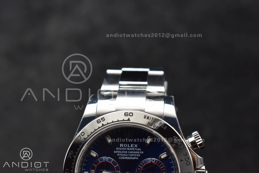 Daytona 116509 BTF 1:1 Best Edition 904L SS Case and Bracelet Blue Dial SA Stretchable 751