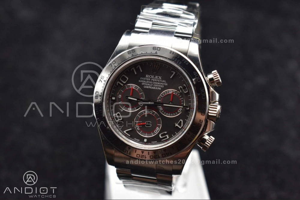 Daytona 116509 Clean 1:1 Best Edition Gray Dial Arabic Markers on SS Bracelet SA4130 V Unique 742