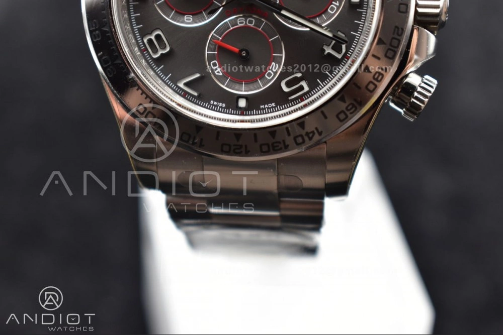 Daytona 116509 Clean 1:1 Best Edition Gray Dial Arabic Markers on SS Bracelet SA4130 V Unique 742