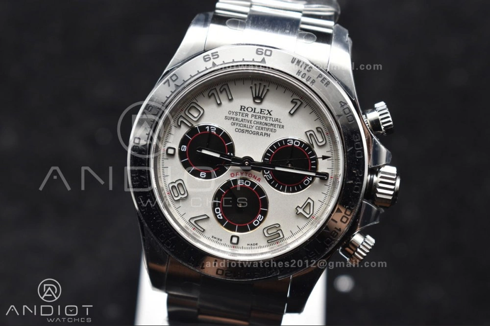 Supportive Daytona 116509 Clean 1:1 Best Edition White Dial Arabic Markers on SS Bracelet SA4130 V 744