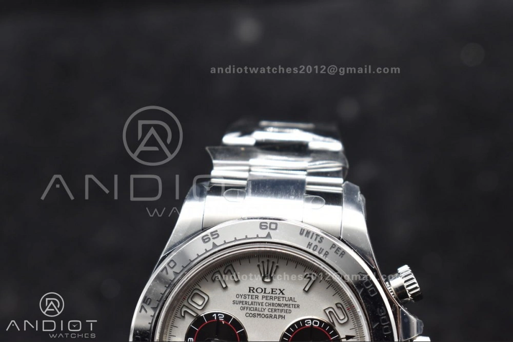 Supportive Daytona 116509 Clean 1:1 Best Edition White Dial Arabic Markers on SS Bracelet SA4130 V 744