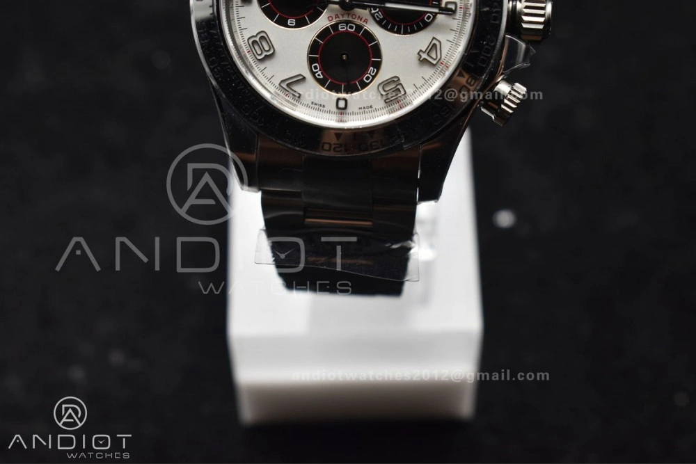 Supportive Daytona 116509 Clean 1:1 Best Edition White Dial Arabic Markers on SS Bracelet SA4130 V 744