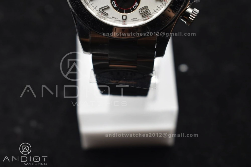 Supportive Daytona 116509 Clean 1:1 Best Edition White Dial Arabic Markers on SS Bracelet SA4130 V 744