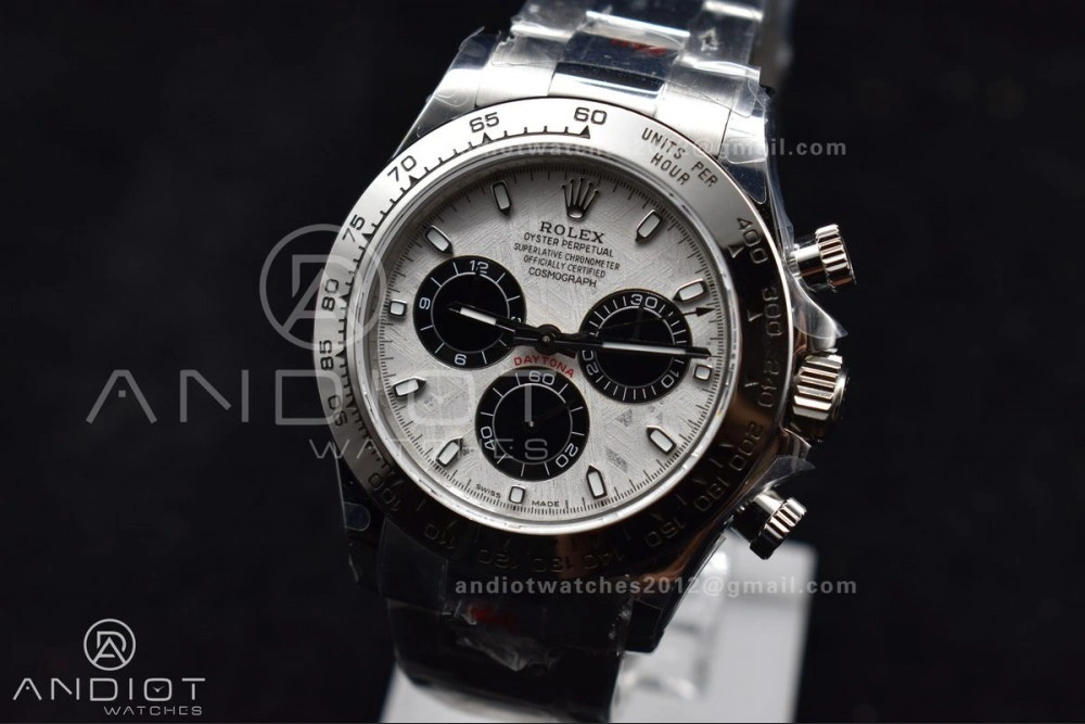 Efficient Daytona 116509 QF 1:1 Best Edition Meteorite Dial on SS Bracelet SA4130 V 412