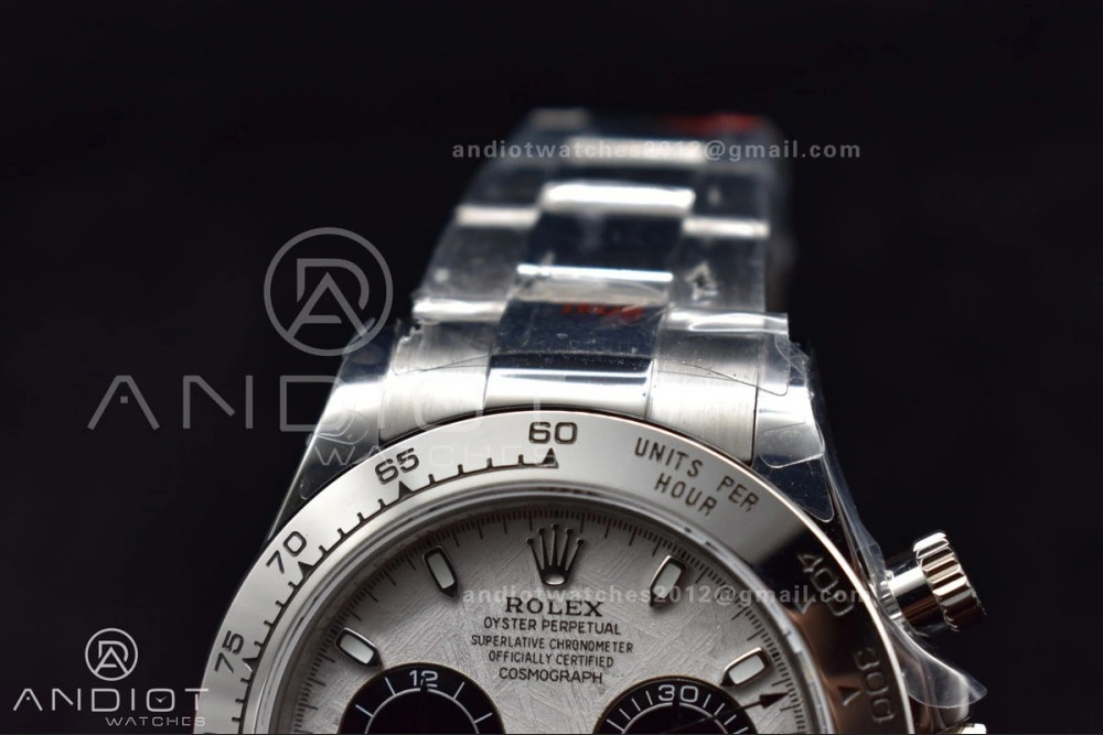 Efficient Daytona 116509 QF 1:1 Best Edition Meteorite Dial on SS Bracelet SA4130 V 412