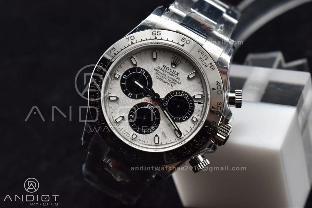 Efficient Daytona 116509 QF 1:1 Best Edition Meteorite Dial on SS Bracelet SA4130 V 412