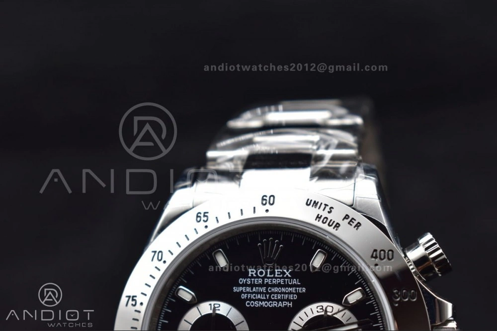 Resilient Daytona 116509 WF 1:1 Best Edition Black Diamonds Dial on SS Bracelet A 752