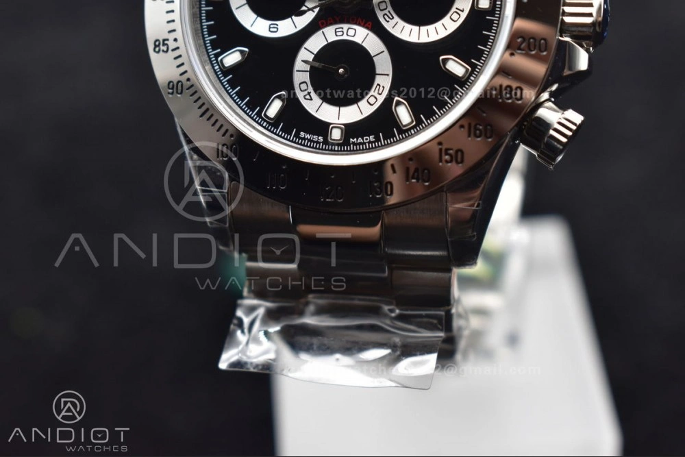 Resilient Daytona 116509 WF 1:1 Best Edition Black Diamonds Dial on SS Bracelet A 752
