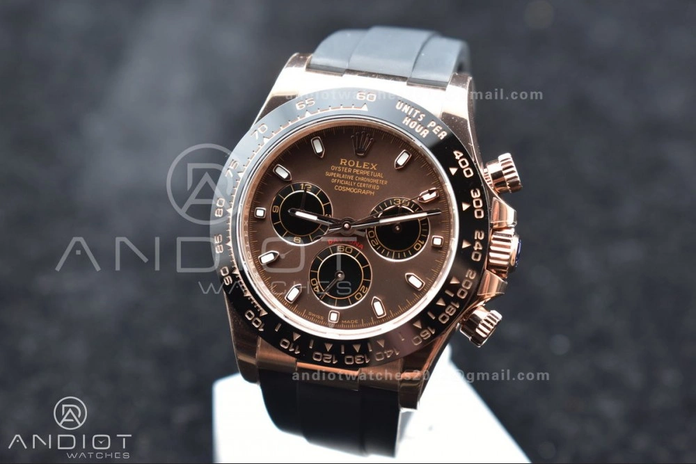 ModernLook Daytona 116515 BTF 1:1 Best Edition Brown Dial on Oysterflex Rubber Strap SA 760