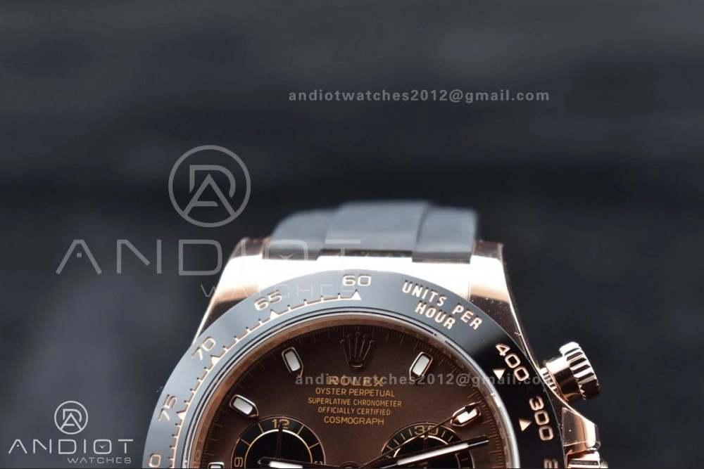 ModernLook Daytona 116515 BTF 1:1 Best Edition Brown Dial on Oysterflex Rubber Strap SA 760