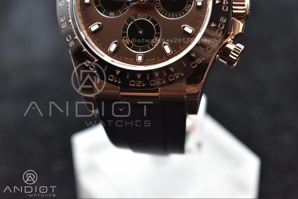 ModernLook Daytona 116515 BTF 1:1 Best Edition Brown Dial on Oysterflex Rubber Strap SA 760
