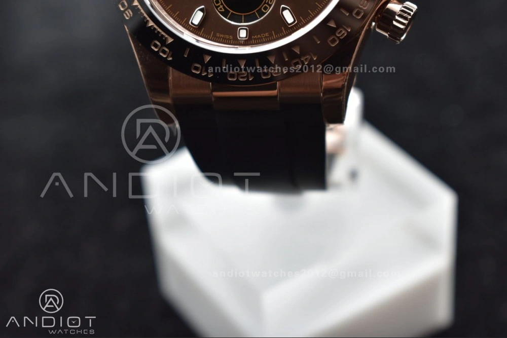 ModernLook Daytona 116515 BTF 1:1 Best Edition Brown Dial on Oysterflex Rubber Strap SA 760