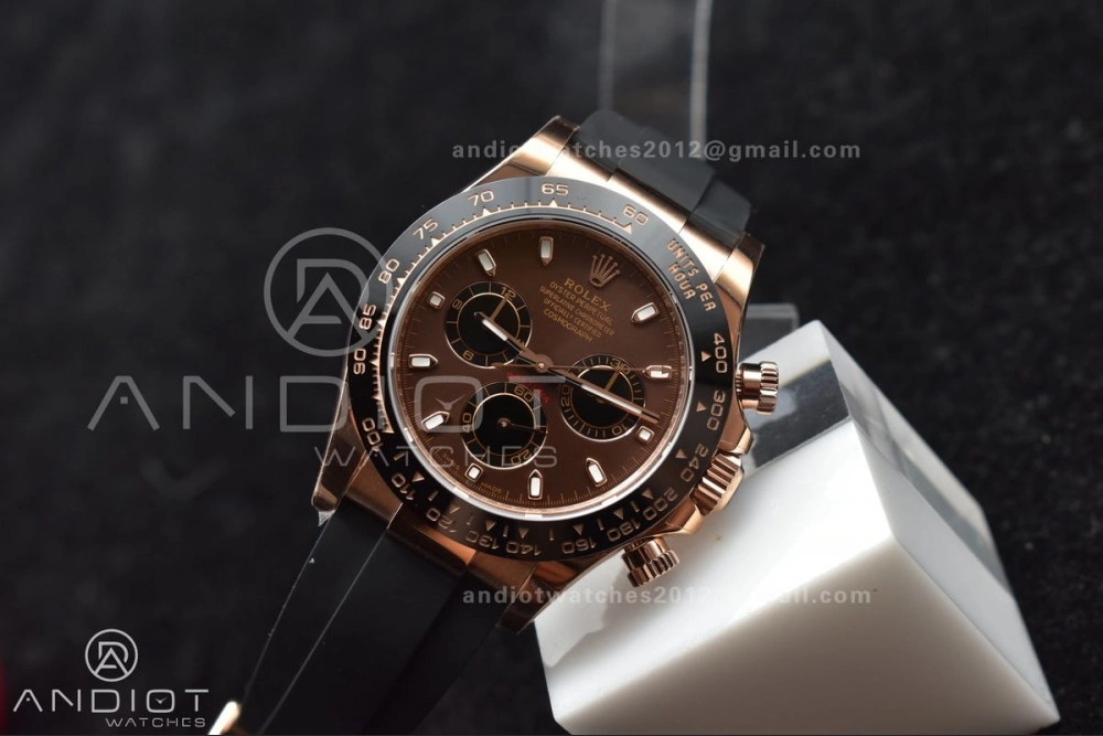 ModernLook Daytona 116515 BTF 1:1 Best Edition Brown Dial on Oysterflex Rubber Strap SA 760