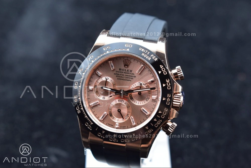 Daytona 116515 BTF 1:1 Best Edition RG Dial on Oysterflex Rubber Strap SA HighQuality 763