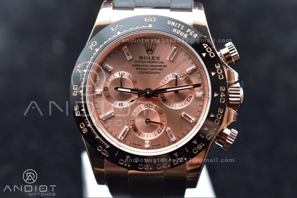Daytona 116515 BTF 1:1 Best Edition RG Dial on Oysterflex Rubber Strap SA HighQuality 763