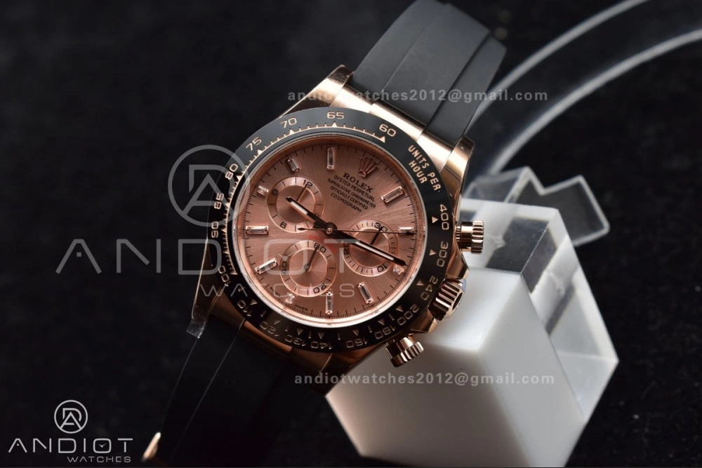 Daytona 116515 BTF 1:1 Best Edition RG Dial on Oysterflex Rubber Strap SA HighQuality 763