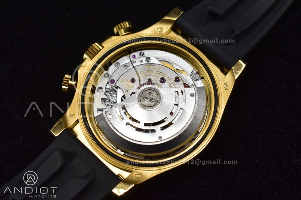 AllSeason Daytona 116518 BTF 1:1 Best Edition Black Diamonds Dial On Oysterflex Rubber Strap SA4130 V 769